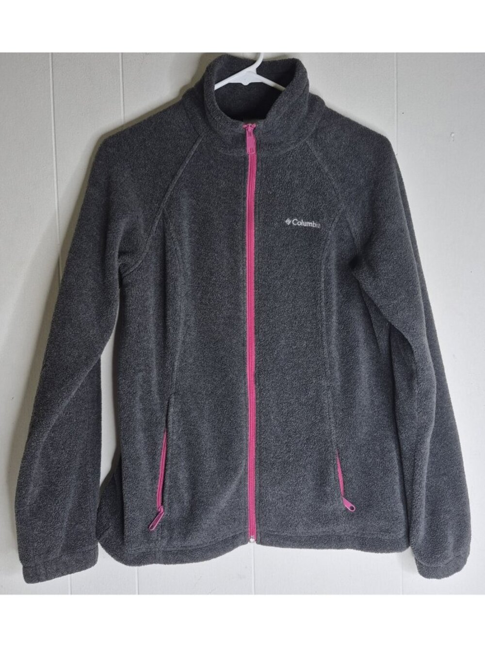 Columbia Women's Benton Springs Full Zip Fleece Jacket S Grey